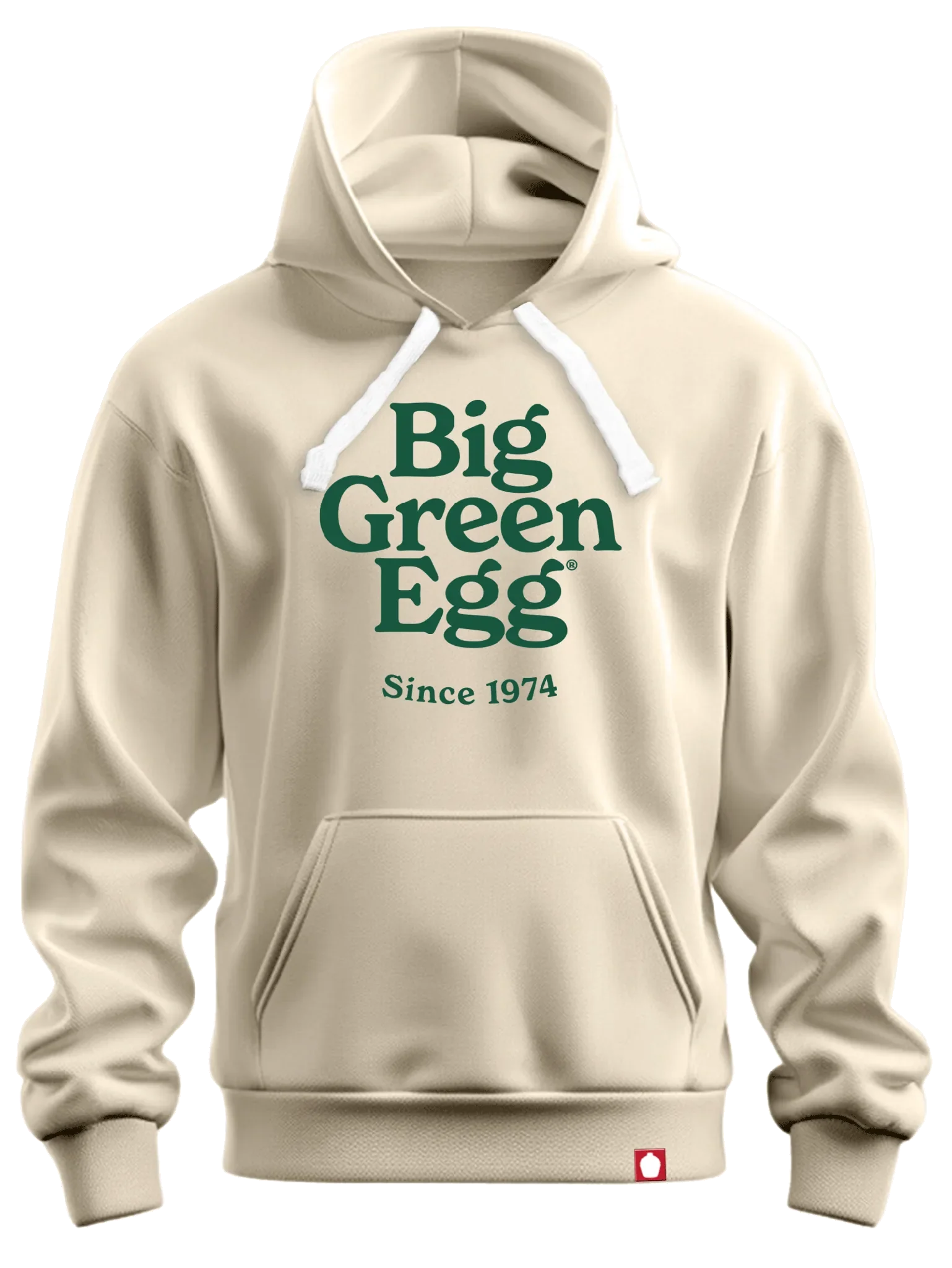Big Green Egg Mens Bone Olsen Hoodie - Large