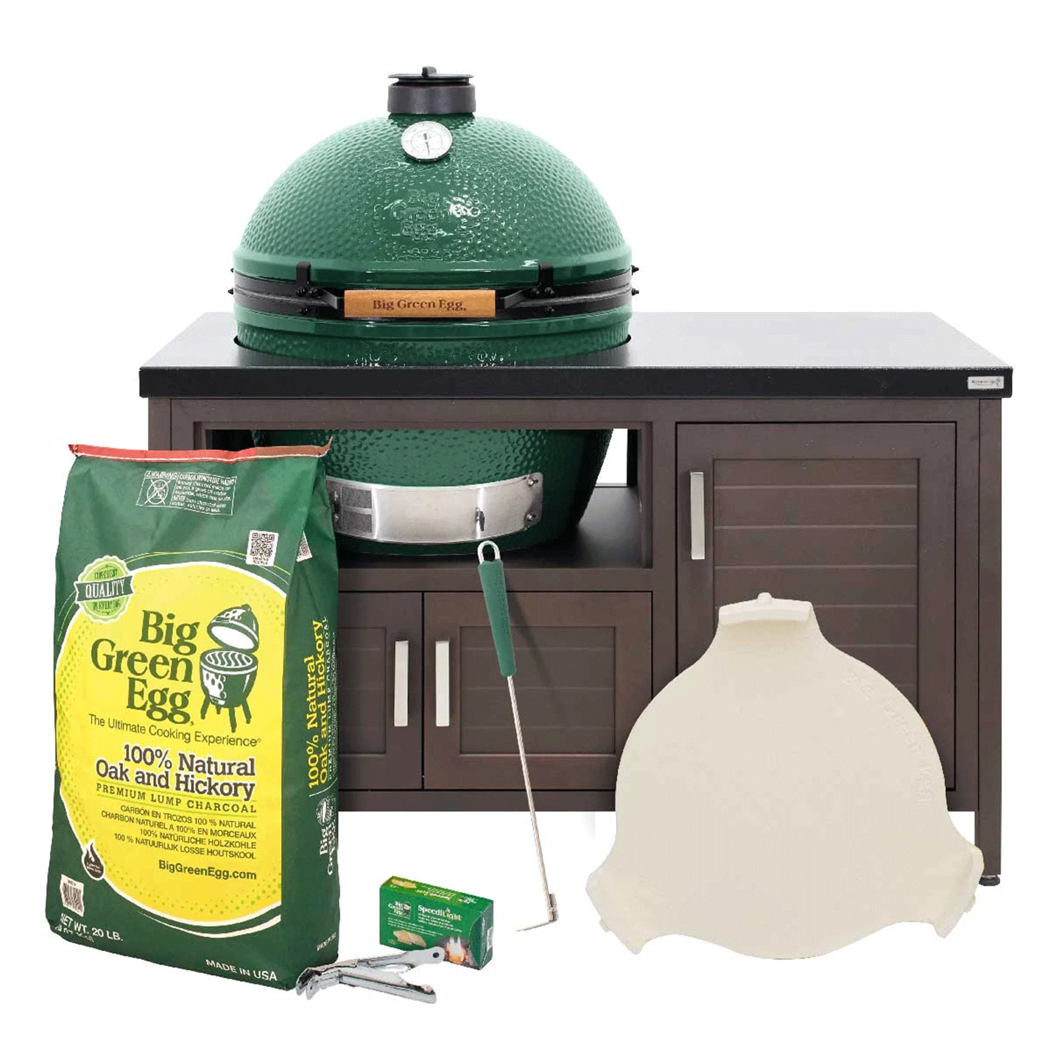 XL Big Green Egg in 50.4-inch Modern Farmhouse Table Package
